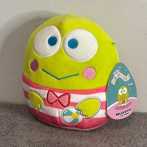 Squishmallows Hello Kitty Sanrio Keroppi The Frog Swim Suit 6.5” New with Tags!!